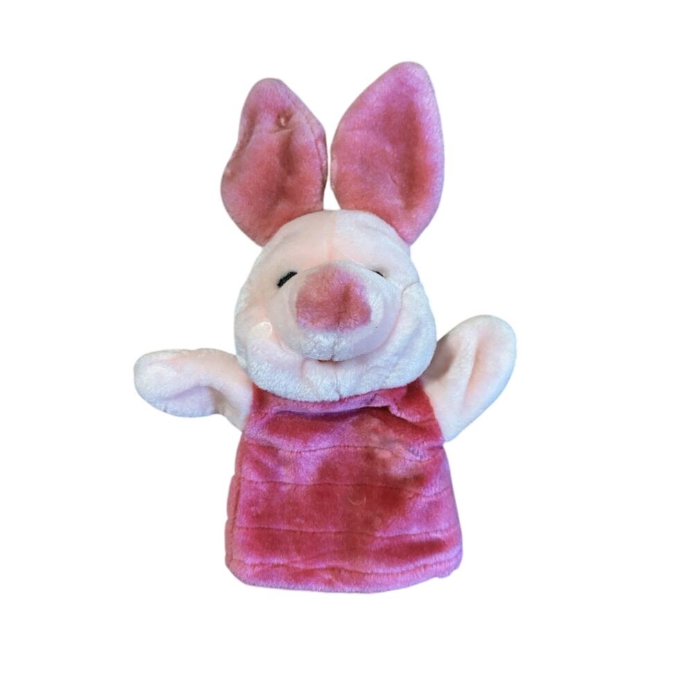 Vtg 90s Piglet Puppet Mattel Acrotoys Disney Winnie the Pooh 11”